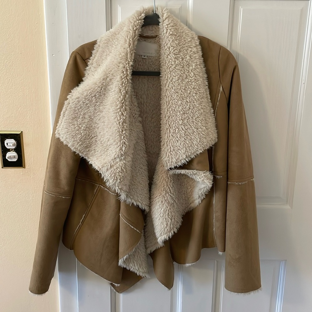 Faux sherpa jacket